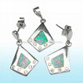 Fashion jewelry set-opal jewelry set 2