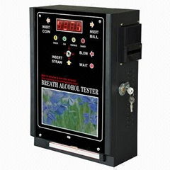 AT320 Bill and Coin alcohol tester with video