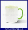 11oz Fringe Color Coated Mug- MT-B003 2