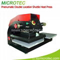 Pneumatic Double Location Shuttle Heat Press, APDS-15