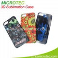 3D Sublimation Phone Case - Sublimation Case for iPhone 5, MT-IP5W-3D 1
