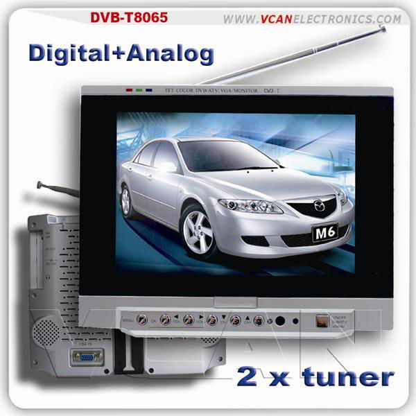 Double Tuner  TFT LCD TV, digital, Analog TV tuner