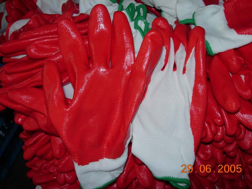 Nylon Nitrile Coated Glove