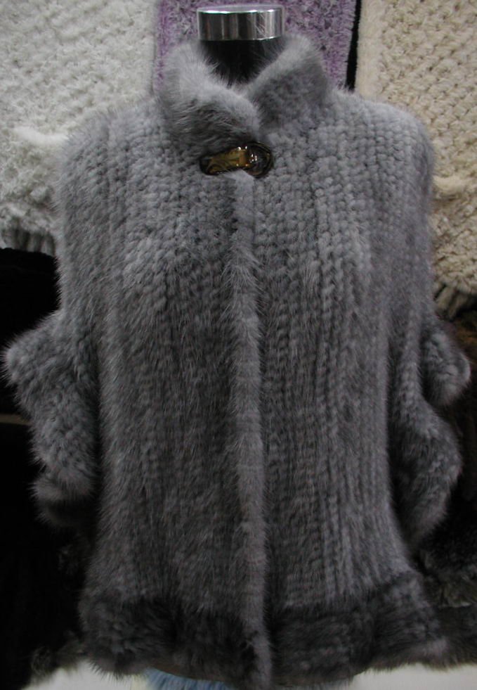 mink knitted jacket水貂編織夾克