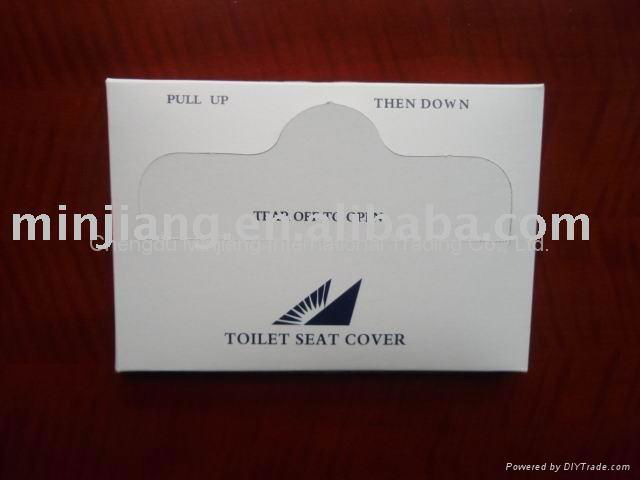 Toilet seat paper cover and dispenser 4
