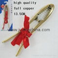 FULL COPPER BRASS NUT CRACKER 1