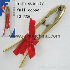 FULL COPPER BRASS NUT CRACKER