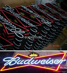 budweiser led epoxy sign