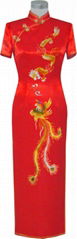 handmade embroidery cheongsam