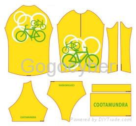 Sublimation Printing For Bicycle Sportswear 
