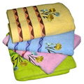 Terry Towels with Satin Borders