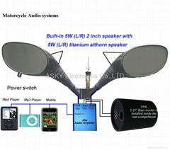 Scooter audio systems