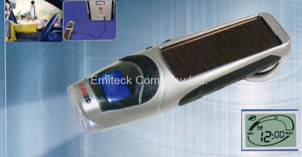 LED Solar power Torch