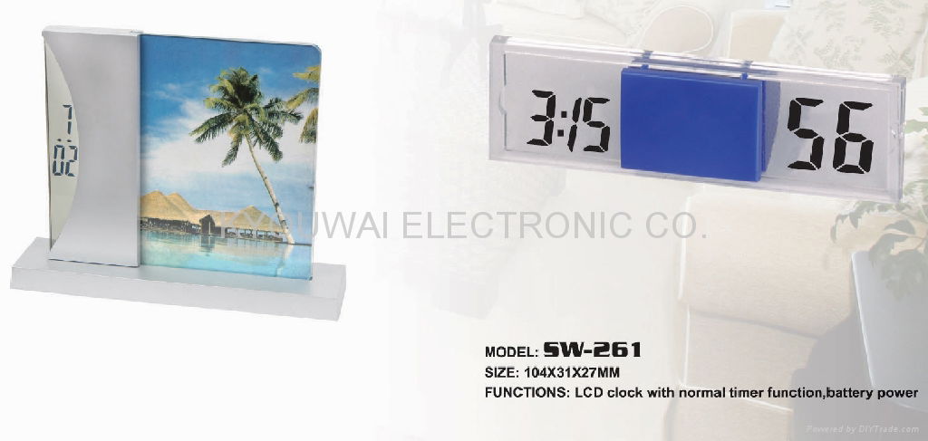 LCD CLOCK 3