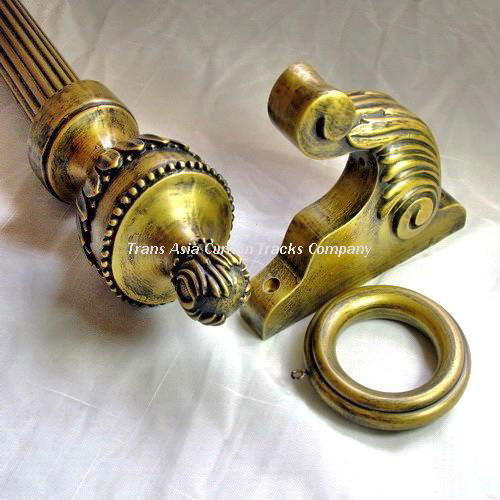 Decorative curtain rods 4