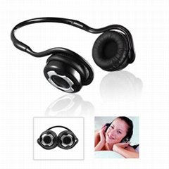 Bluetooth Stereo Headset with Back-hang Style