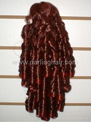 synthetic hair piece
