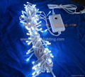 LED string christmas light 10m 100led 220v outdoor using