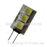 LED bulbs, car light, G4 base Bi-Pin Replacement Light Bulbs, 12v DC=AC=1W, 3pcs