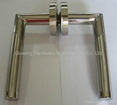 Solid lever handle 