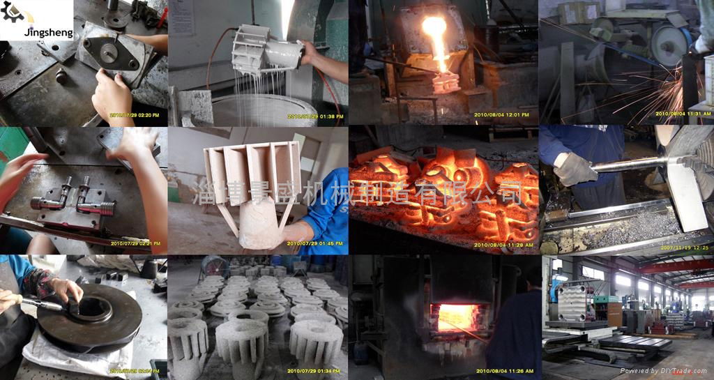 Stainless steel casting pump guide vane  3