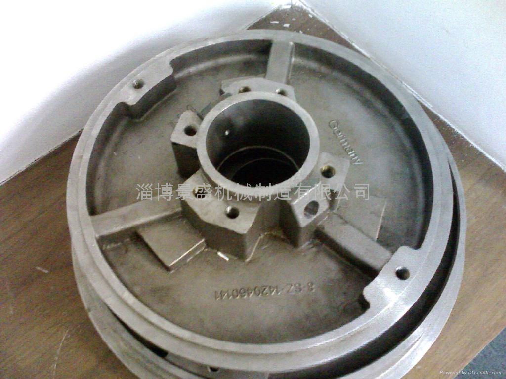 stainless steel casting vacuum pump cover 2