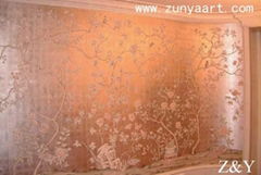 handmade wallpaper mural 04