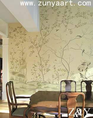 handmade wallpaper mural 12