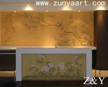 handmade wallpaper mural 14