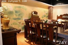 handmade wallpaper mural 15