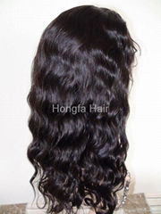 100% Indian Remy hair full lace wig, 16 inches