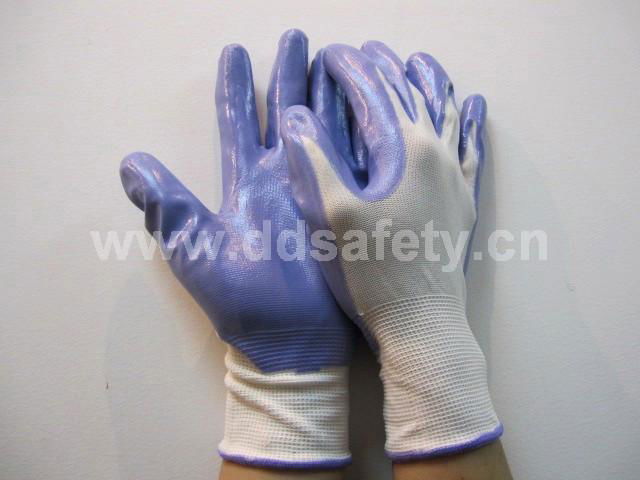 purple nitrile gloves DNN337