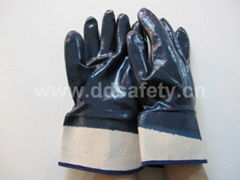 Jersey glove fully nitrile coating DCN308 with CE certificate