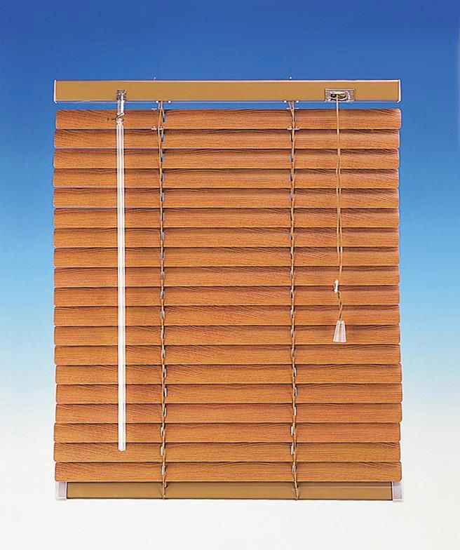 Wood venetian blind, alum. venetian blind 2