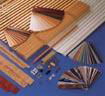 Wood venetian blind, alum. venetian blind 1