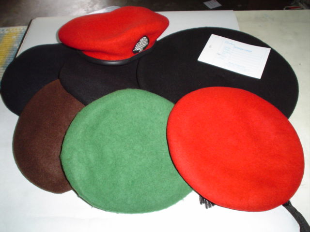 Beret Caps for Army/Police/Security Personnel