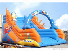 inflatable slide