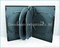 20mm 6 disc DVD case with 1 tray,Black 190x135x20mm 2