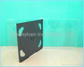 10mm standard CD jewel case with black tray,clear tray,142x125x10.2mm