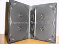 20mm 6 disc DVD case with 1 tray,Black 190x135x20mm 1