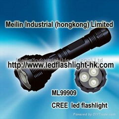 3 LED Powerful flashlight 