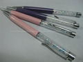 Pink diamond ball-point pen