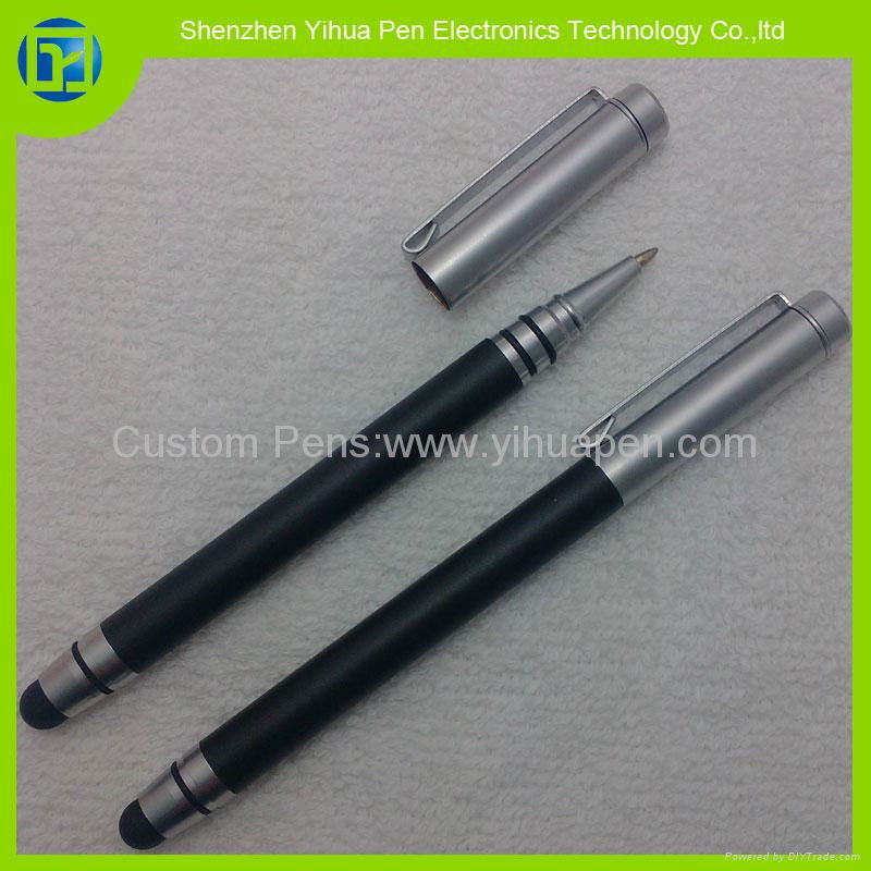 2 in 1 stylus pen with roller pen,pad roller touch pen