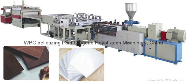 PVC building template board production line 