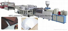 PVC building template board production line