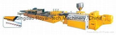 WPC door board machine