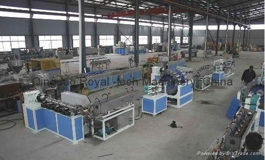 PVC Fiber reinforced Hose Extrusion Line 2