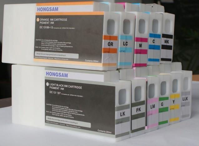 Compatible cartridge/ink system with pigment ink for Epson 7900/9900/7910/9910 1