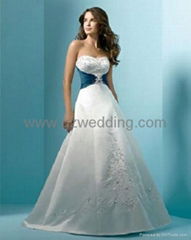 fashion bridal gown/wedding dress/bridesmaids dress/flower girl dress