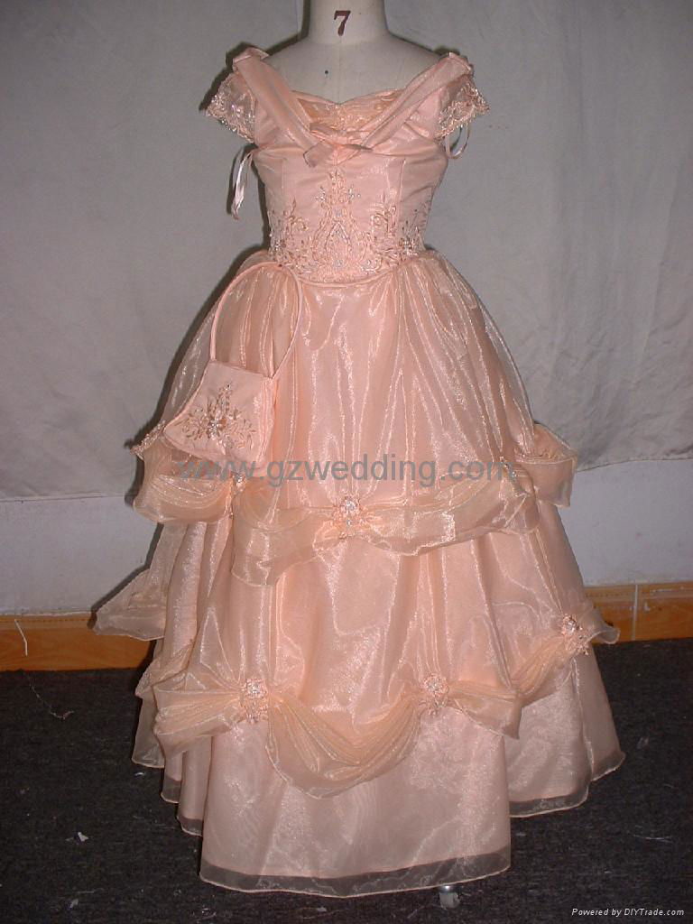 flower girl dress in competitive price  4